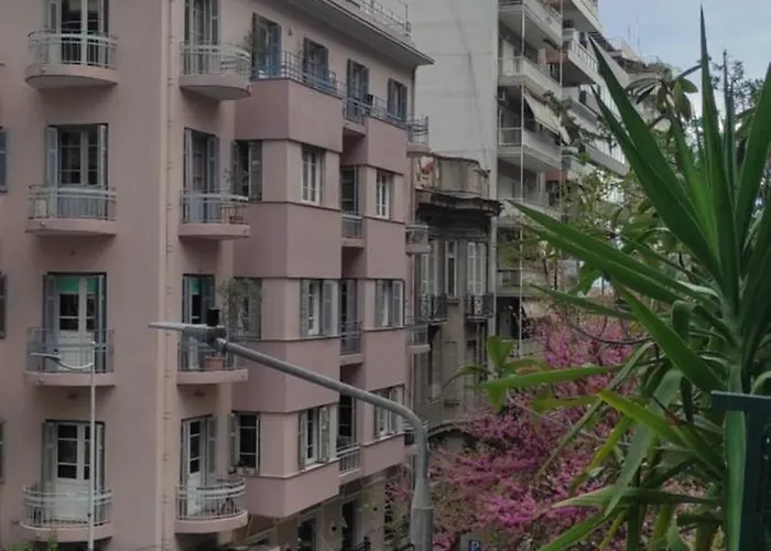 公寓 Elegant Luminous Downtown 塞萨洛尼基